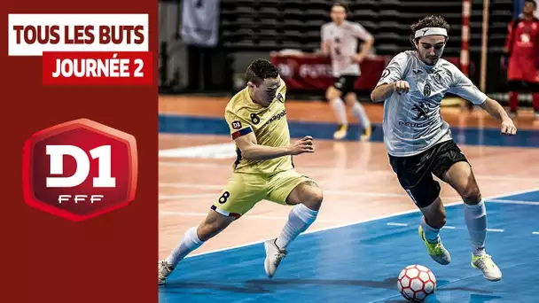 D1 Futsal, Journée 2 : tous les buts