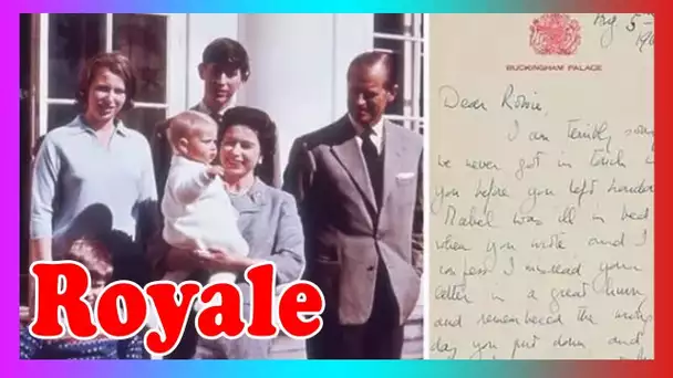 Une lettre déterrée montre l'inquiétude de la reine p0ur Charles dans son enfance