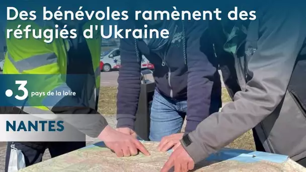 Guerre en Ukraine : partis de Nantes, des minibus repartent avec des réfugiés