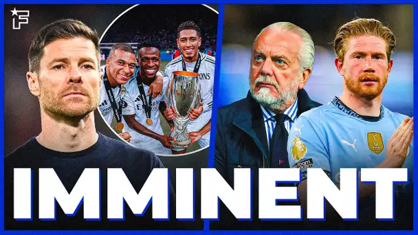Xabi Alonso MET LA PRESSION aux stars du Real, Naples TEASE la venue de De Bruyne | JT Foot Mercato