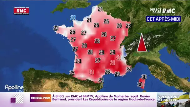 La météo de ce 2 juin, avec des orages