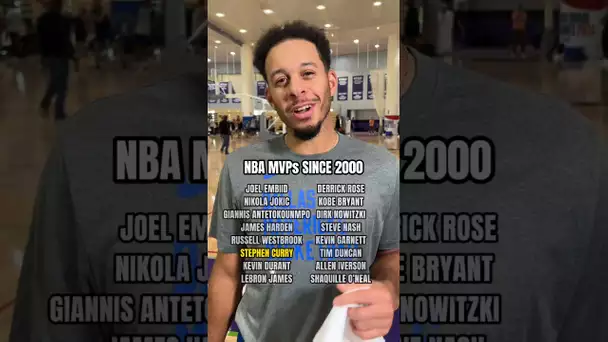 There’s been 16 players named #KiaMVP since 2000... how many can Seth Curry remember? 🤔 | #Shorts