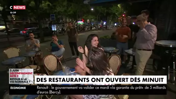 Paris : des restaurants ont rouvert dès minuit