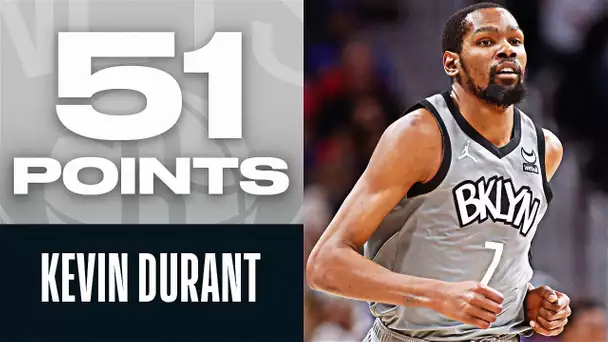 KD's Goes OFF For Nets CAREER-HIGH 51 PTS 🔥