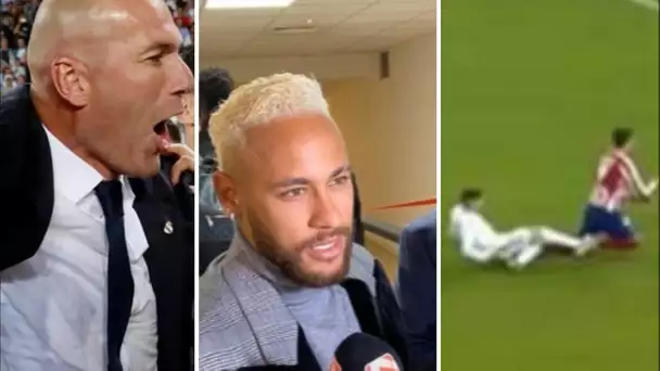 Neymar s'agace d'une question d'un journaliste, valverde se sacrifie le real remporte la supercoupe