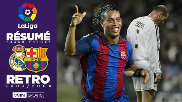 ⚽️↩️RESUME RETRO 🇪🇸 Le premier Clasico magique de Ronaldinho en 2004 !