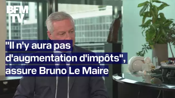 Note de la France dégradée, impôts, Européennes... l'interview en intégralité de Bruno Le Maire