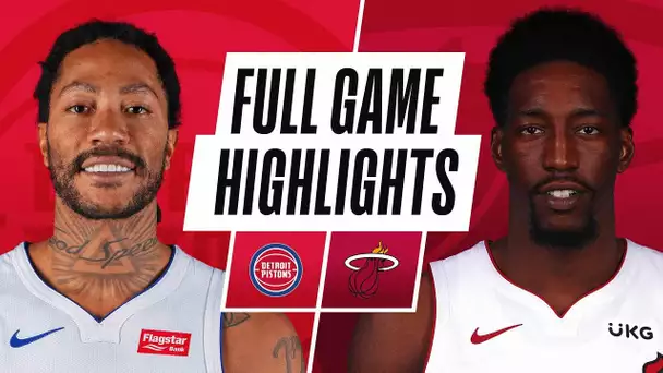 PISTONS at HEAT | FULL GAME HIGHLIGHTS | January 16, 2021