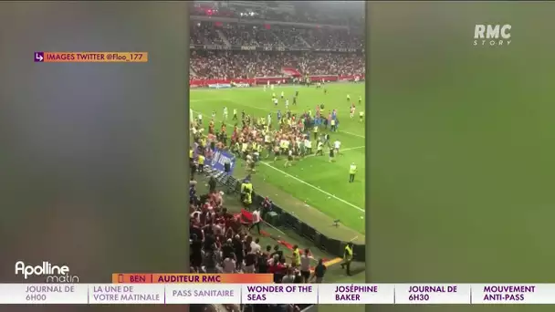 Ben réagi à la fin de match houleuse hier soir entre Nice et l'OM