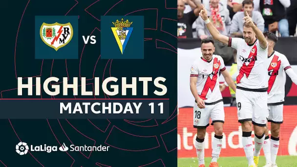 Resumen de Rayo Vallecano vs Cádiz CF (5-1)
