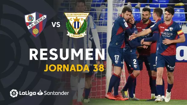 Resumen de SD Huesca vs CD Leganés (2-1)