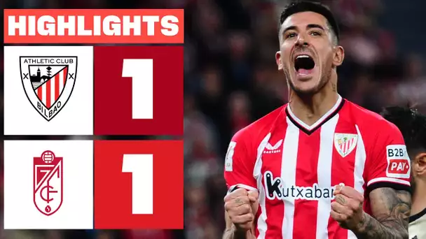 ATHLETIC CLUB 1 - 1 GRANADA CF | RESUMEN LALIGA EA SPORTS