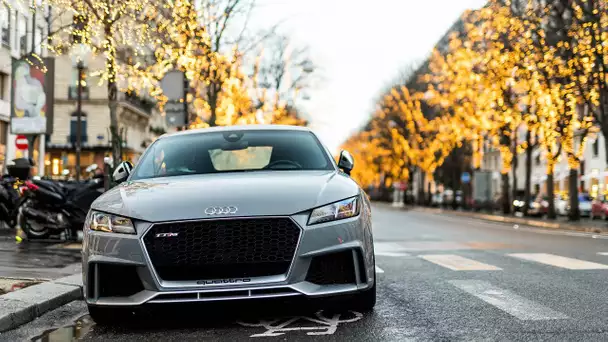 JE DRIFT PLACE DE L'ÉTOILE À PARIS !! ( Audi TTRS )