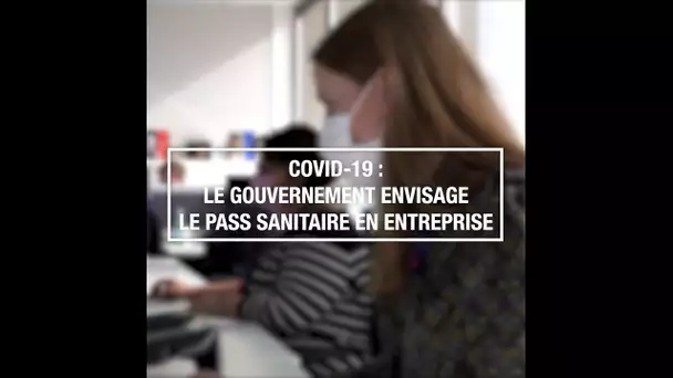 Covid-19 : le gouvernement envisage le pass sanitaire en entreprise