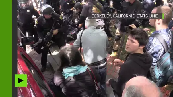 11 blessés dans de violents affrontements entre pro et anti Trump à Berkeley