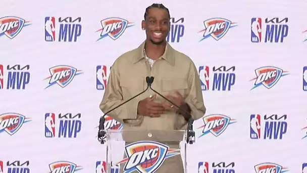 Shai Gilgeous-Alexander Delivers His Kia MVP Speech! 🏆