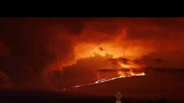 Hawaii : réveil du plus grand volcan actif du monde, le Mauna Loa