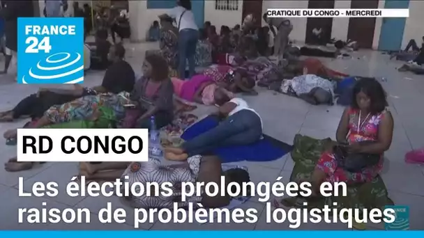 En RD Congo, les élections prolongées jeudi en raison de problèmes logistiques • FRANCE 24
