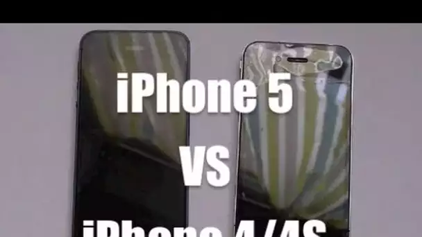 Comparaison entre l'iPhone 5 et l'iPhone 4S/4