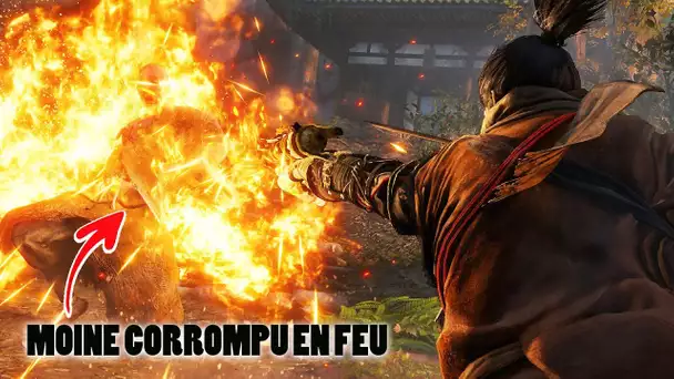 SEKIRO : combat contre des moines dans la forêt (NOUVEAU GAMEPLAY)