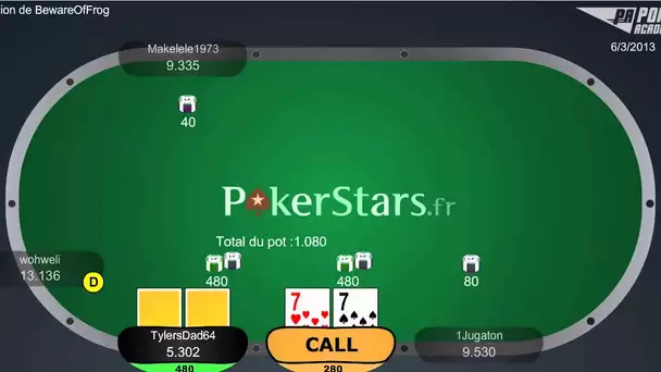 Comment gagner un tournoi de poker ? Regardez les pro (buy in 200€) - partie commentée