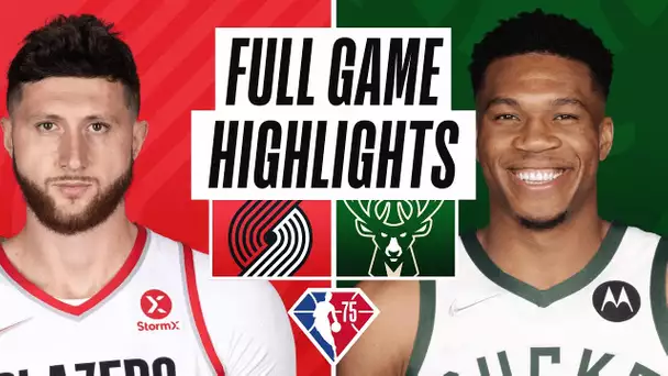 TRAIL BLAZERS at BUCKS | FULL GAME HIGHLIGHTS | February 14, 2022