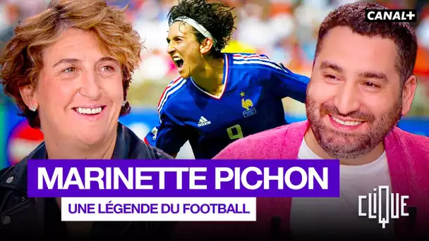 Marinette Pichon : la légende du football français est chez Clique - CANAL+