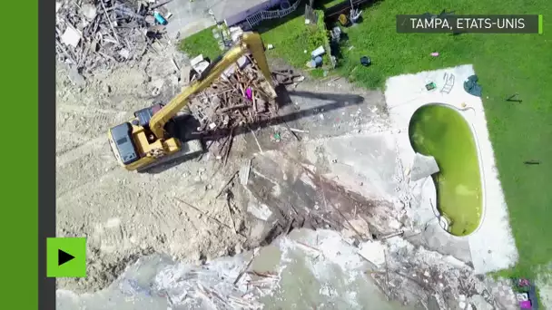 Quatre maisons disparaissent dans un trou en Floride