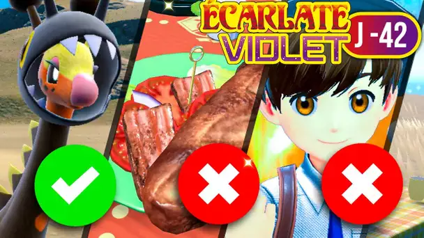 LES PLUS✅ ET MOINS🚫 DU DERNIER TRAILER  | POKEMON ECARLATE VIOLET | ⏰DÉCOMPTE J-44