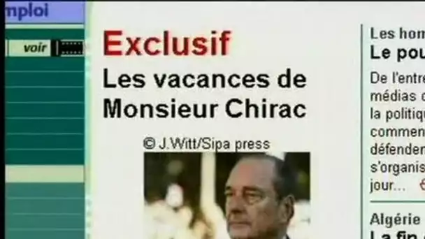 Brève : Chirac, soupçon voyages