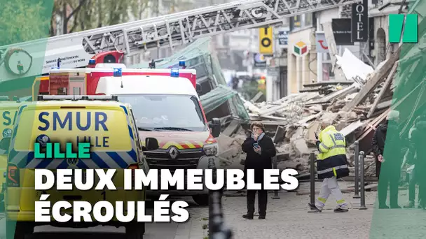 À Lille, deux immeubles s’effondrent en plein centre-ville