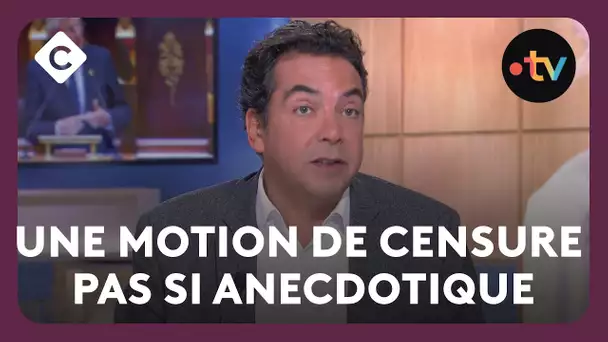 Barnier : une motion de censure pas si anecdotique -  Patrick Cohen - C à vous - 08/10/2024