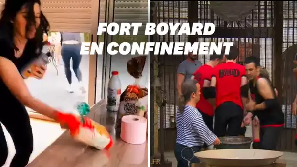 En confinement, ils rejouent la scène de la salle du trésor de Fort Boyard