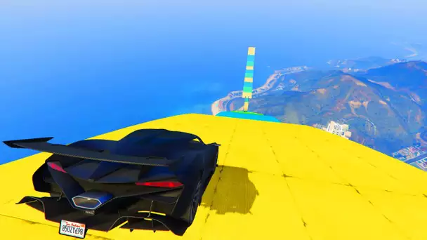 MEGA RAMP TOP 10 VOITURE PLUS RAPIDE DE GTA 5 !