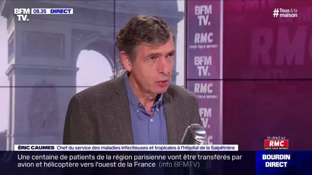 Eric Caumes: "La situation est sérieuse, la plupart des hôpitaux en Ile-de-France sont saturés"