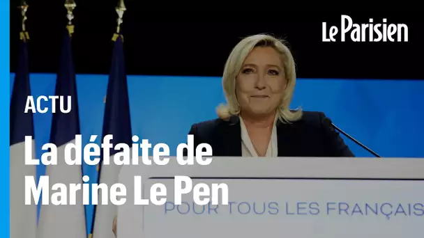 Malgré sa défaite, Le Pen évoque une «victoire éclatante» et lance «la bataille des législat