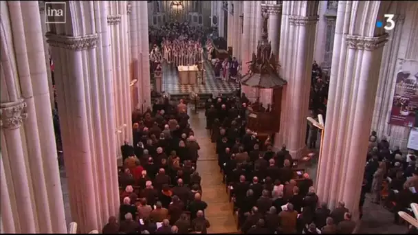 Tempête Xynthia : Messe en hommage aux victimes (INA - 04/03/10)