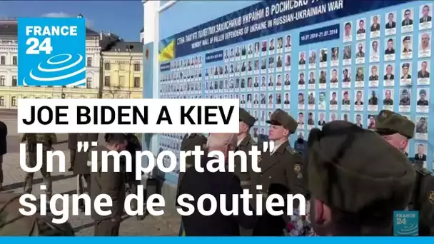 La visite de Biden à Kiev est un "signe extrêmement important de soutien" • FRANCE 24