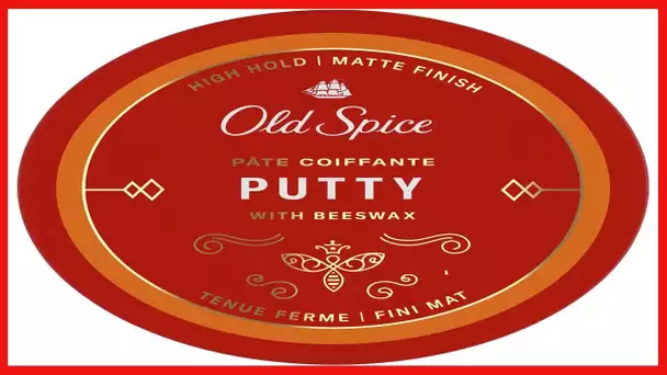 Old Spice Hair Styling Putty for Men, 2.22 oz