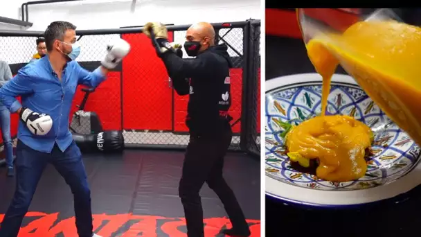 KICKBOXING VS CUISINE avec un CHAMPION du MONDE et un CHEF!  @AFM Téléthon  -VLOG #1084