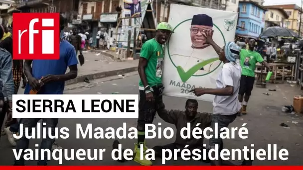 Sierra Leone: le président sortant Julius Maada Bio réélu pour un second mandat • RFI