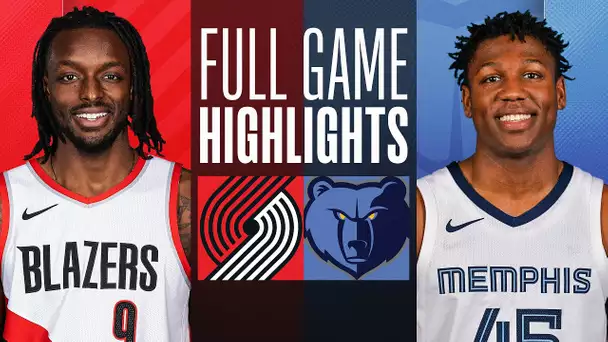 TRAIL BLAZERS at GRIZZLIES | FULL GAME HIGHLIGHTS | March 1, 2024
