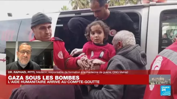 Gaza sous les bombes : l’aide humanitaire arrive au compte-goutte • FRANCE 24