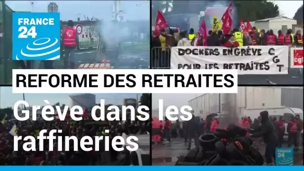 France : Dockers, raffineurs et électriciens en grève ce jeudi • FRANCE 24