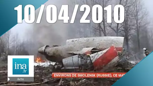 20h France 2 du  10 avril 2010 - Crash mortel du président polonais Lech Kaczynski | Archive INA