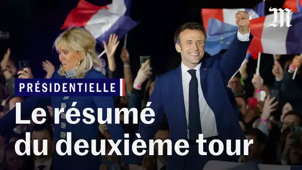 Emmanuel Macron réélu président 🇫🇷 : le résumé de la soirée