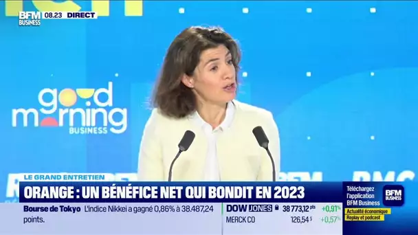 Christel Heydemann (Orange) : Orange, un bénéfice net qui bondit en 2023