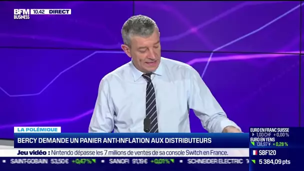 Nicolas Doze : Bercy demande un panier anti-inflation aux distributeurs