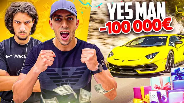 ON DIT OUI A TOUT A YOUNES PENDANT 24 H ! 😱😱 " Yes Man challenge" version EXTREM