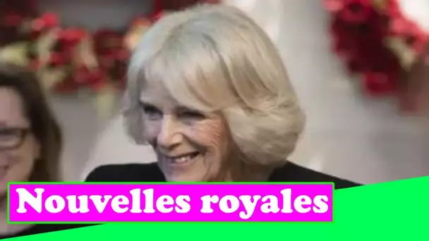 Camilla met la touche finale à la couronne du souvenir avant le jour de l'armistice